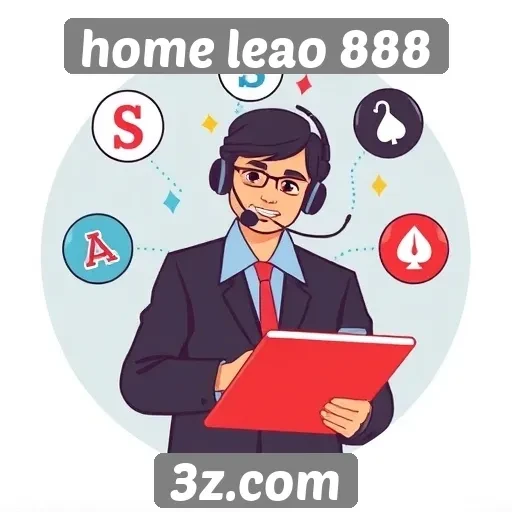 Recursos de suporte ao cliente no Home Leão 888