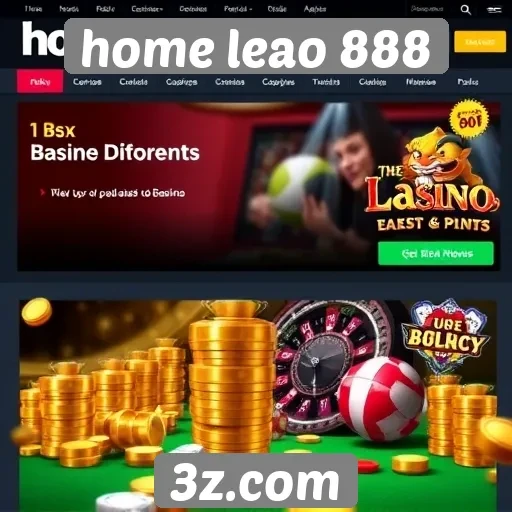 experiência do usuário no site home leao 888