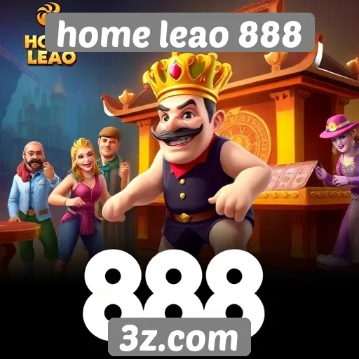 Variedade de jogos disponíveis em Home Leão 888
